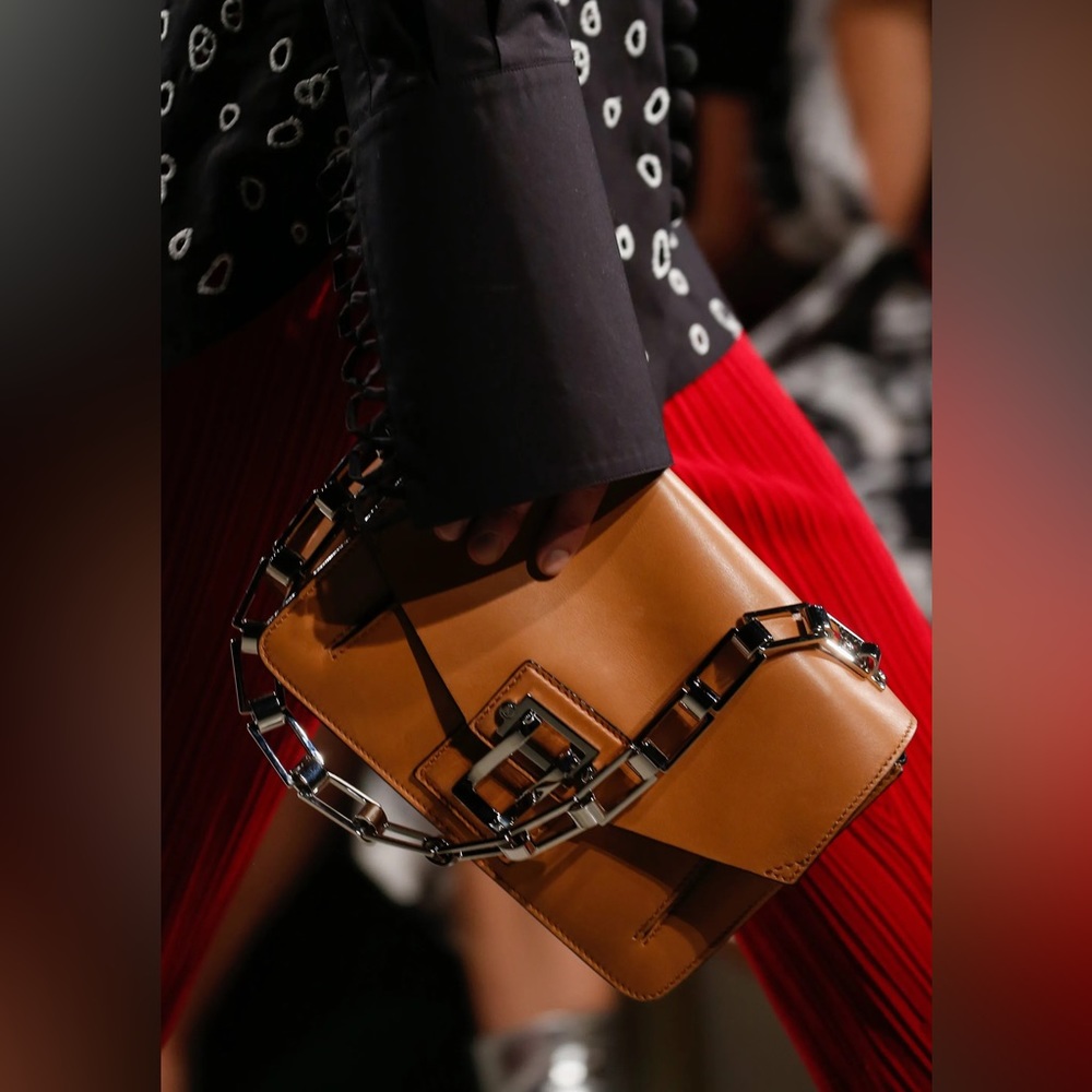 Proenza Schouler Hava 2016 Tan Leather Shoulder Bag NEW✨